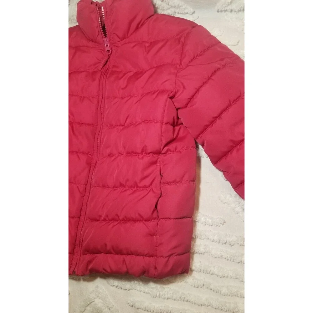 The Children's Place Girls' Puffer Jacket Snow Winter Pink Coat Small ( 5 / 6 )